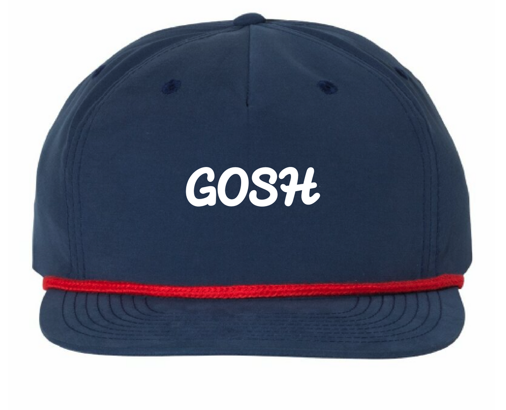 Gosh Rope Snapback - Navy/Red