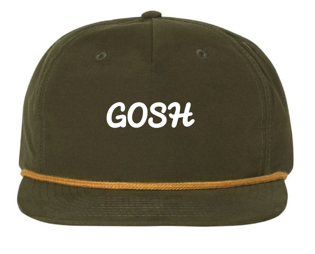 Gosh Rope Snapback - Olive/White