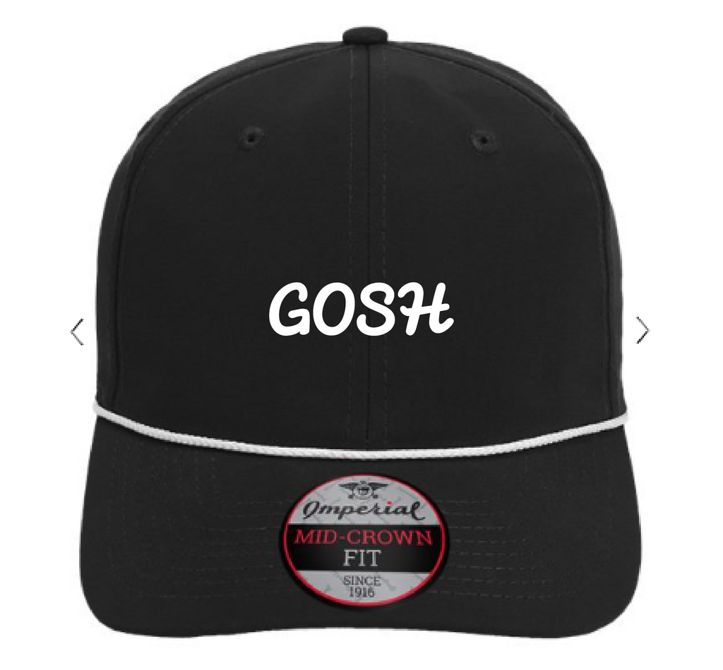 NEW Gosh Wingman Hat - Black/White